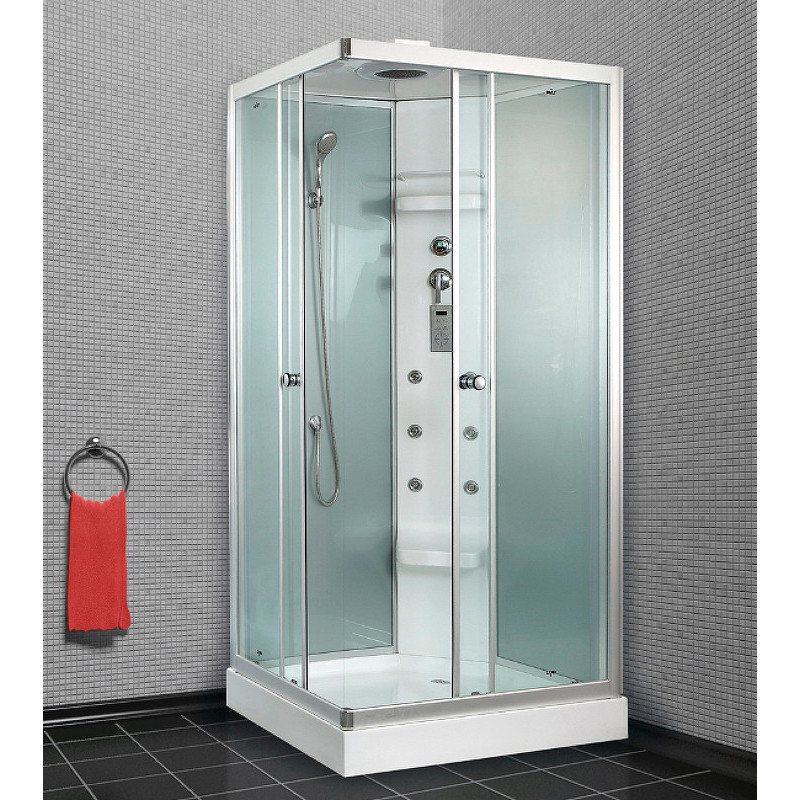 Душевая кабина правая 110х85х230см хром Timo TL-1504 R