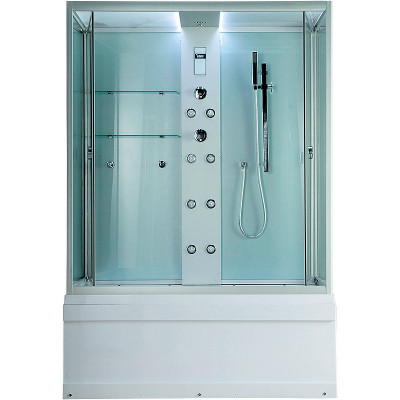 Душевая кабина 168х90х220см хром Timo TL-1506
