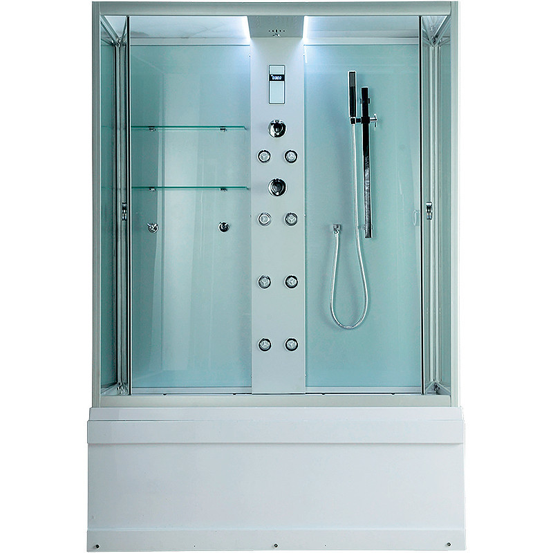 Душевая кабина 168х90х220см хром Timo TL-1506