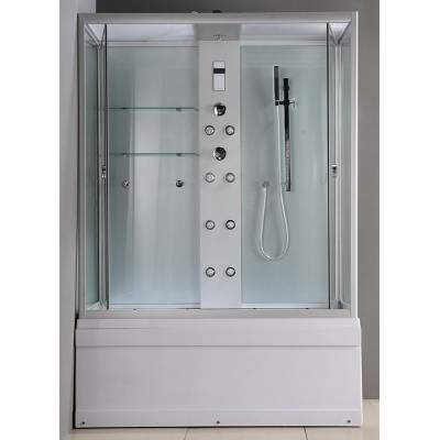 Душевая кабина 168х90х220см хром Timo TL-1506