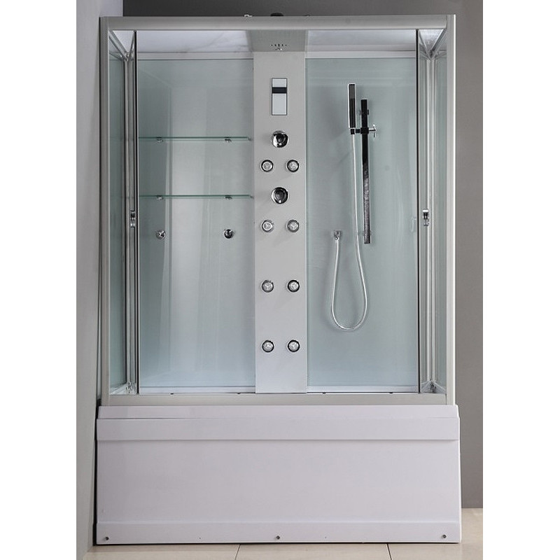 Душевая кабина 168х90х220см хром Timo TL-1506