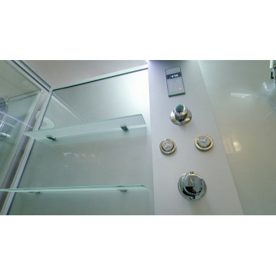 Душевая кабина 168х90х220см хром Timo TL-1506