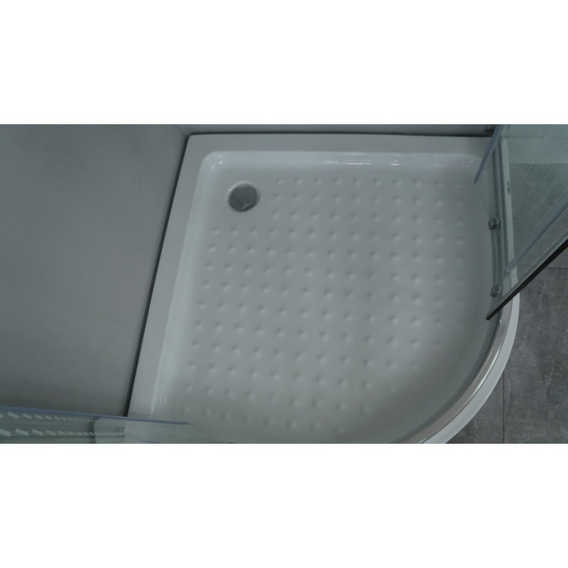 Душевой уголок 80х80х200см хром Timo TL-8001 R