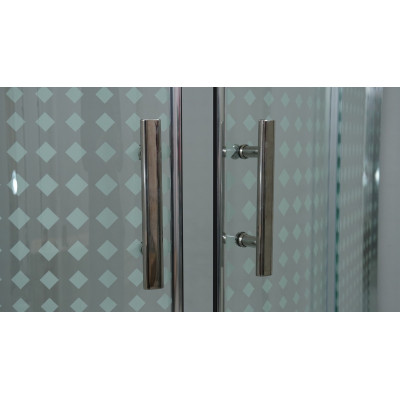 Душевой уголок 80х80х200см хром Timo TL-8001 R