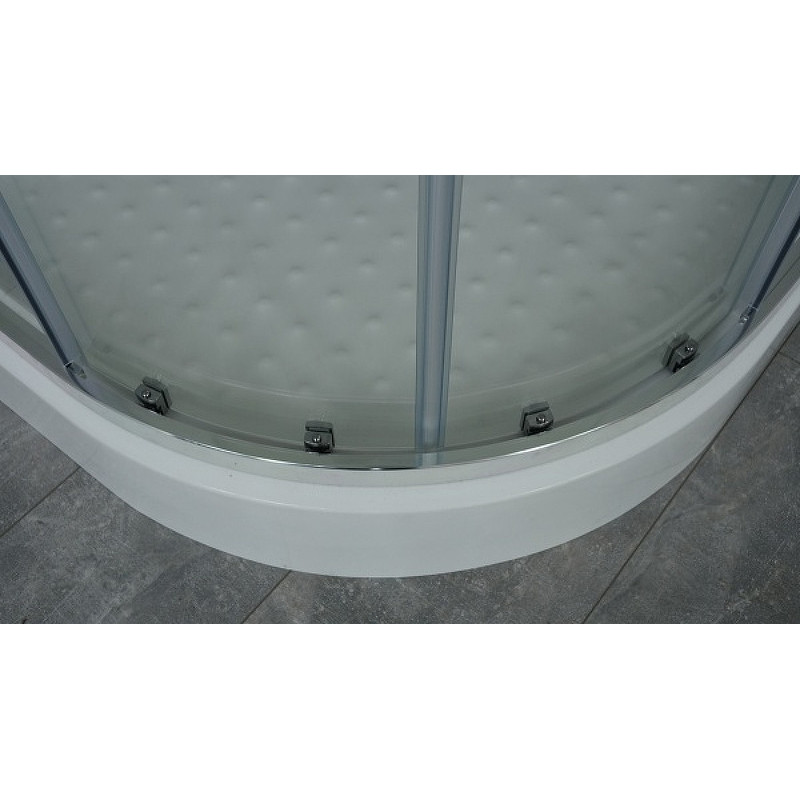 Душевой уголок 80х80х200см хром Timo TL-8001 R