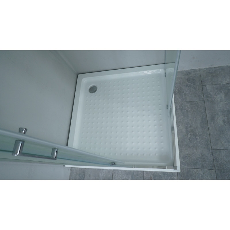 Душевой уголок 80х80х200см хром Timo TL-8002 F