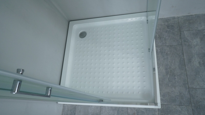 Душевой уголок 80х80х200см хром Timo TL-8002 R