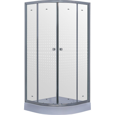 Душевой уголок 90х90х200см хром Timo TL-9001 R
