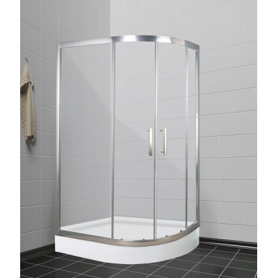 Душевой уголок левый 120х80х185см хром Timo BY-549 L