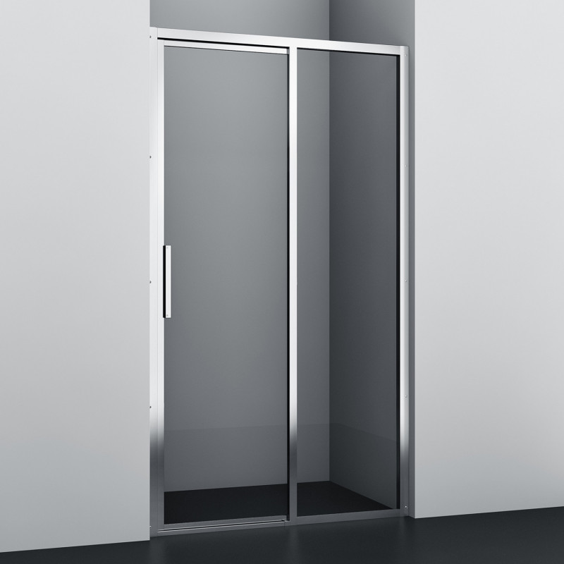 Душевая дверь 120х200см правая хром WasserKraft Lopau 32S05R
