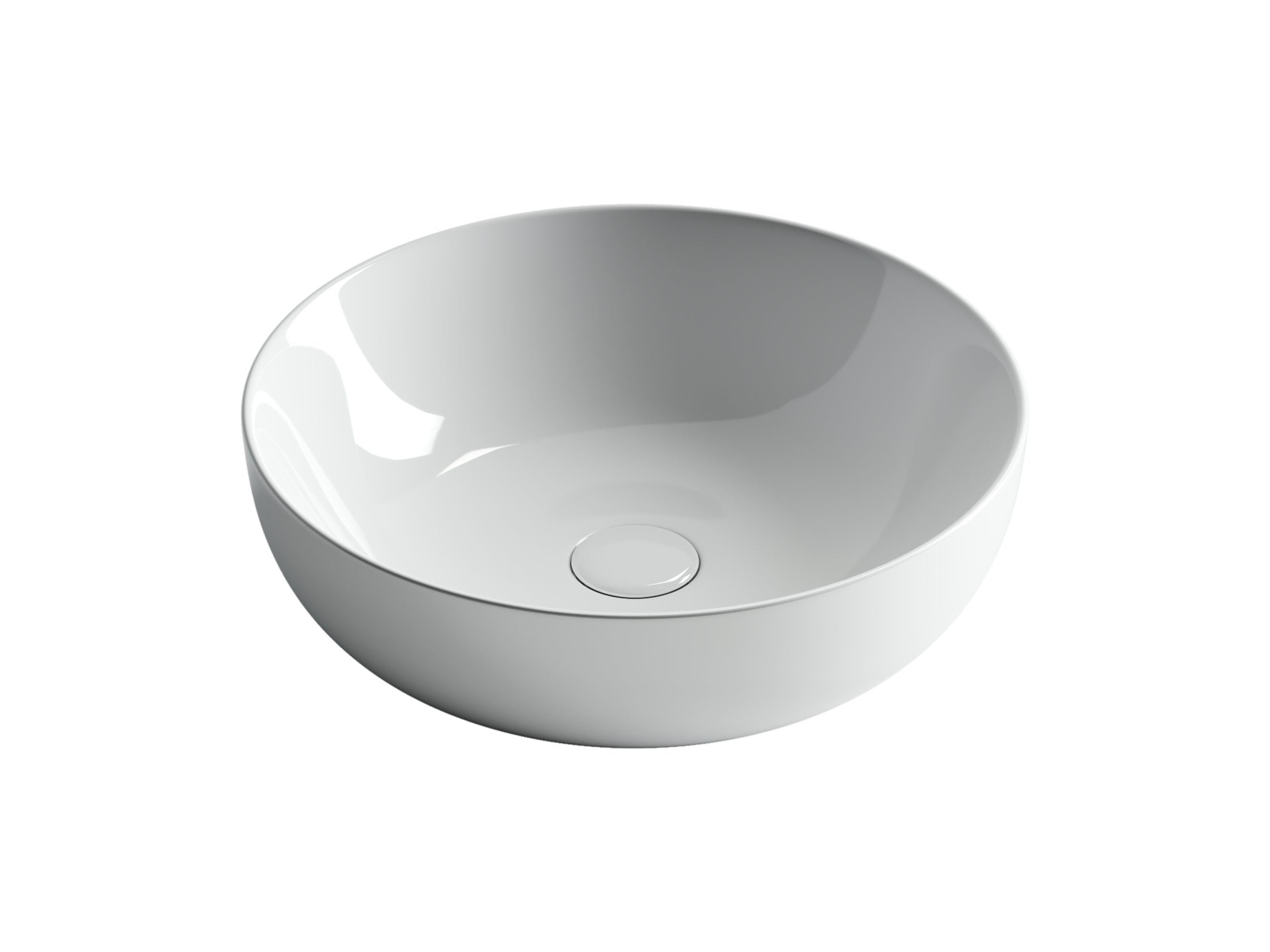 Умывальник чаша накладная круглая 42*42*13см  Ceramica Nova Element CN5024