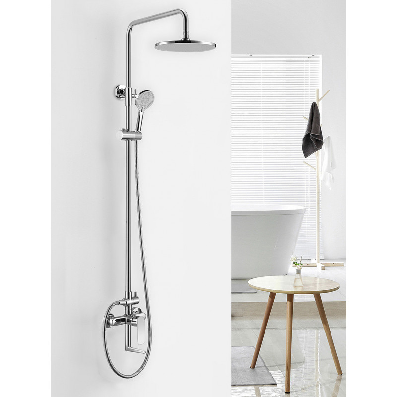 Душевая система хром Abber AF8014