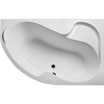 Акриловая ванна левая 150х105см белая Marka One Aura 01ау1510л
