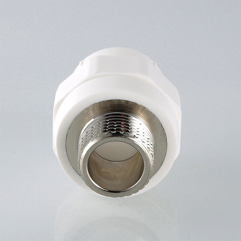 Муфта PPR белая комби.НР 20 х 1/2" VALTEC VTp.701.0.02004