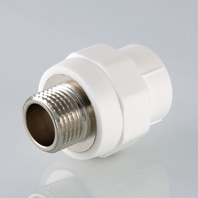 Муфта PPR белая комби.НР 20 х 1/2" VALTEC VTp.701.0.02004
