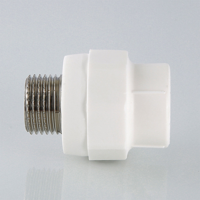 Муфта PPR белая комби.НР 20 х 1/2" VALTEC VTp.701.0.02004
