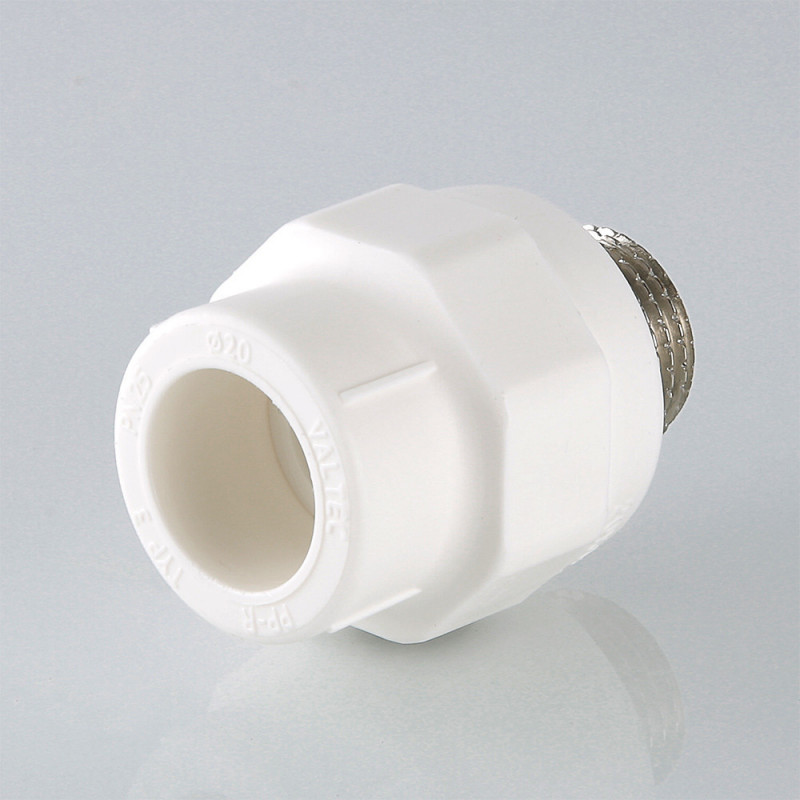 Муфта PPR белая комби.НР 20 х 1/2" VALTEC VTp.701.0.02004