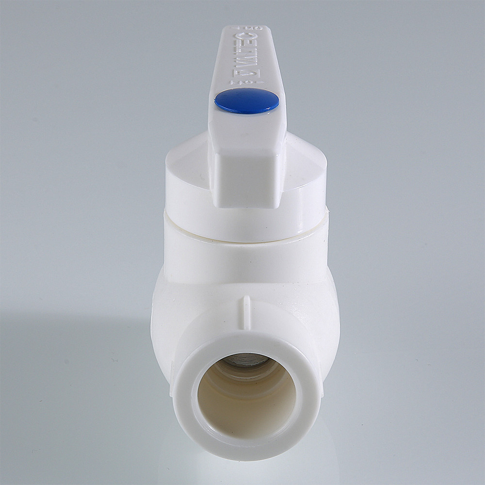 Кран шаровой PPR белый 20 VALTEC Vtp.743.0.020