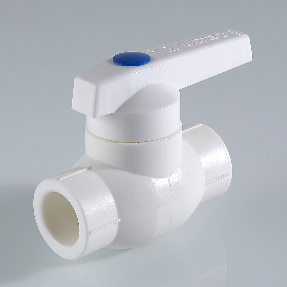 Кран шаровой PPR белый 20 VALTEC Vtp.743.0.020