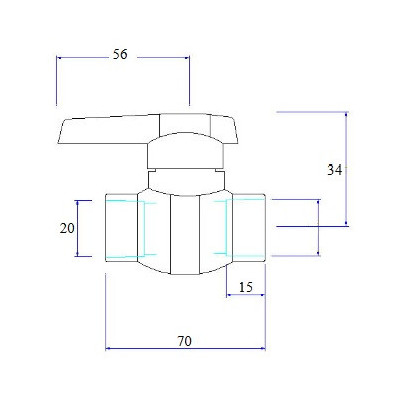 Кран шаровой PPR белый 20 VALTEC Vtp.743.0.020