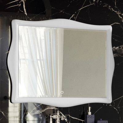 Зеркало белое 105x90см Aima Design Amethyst У51944