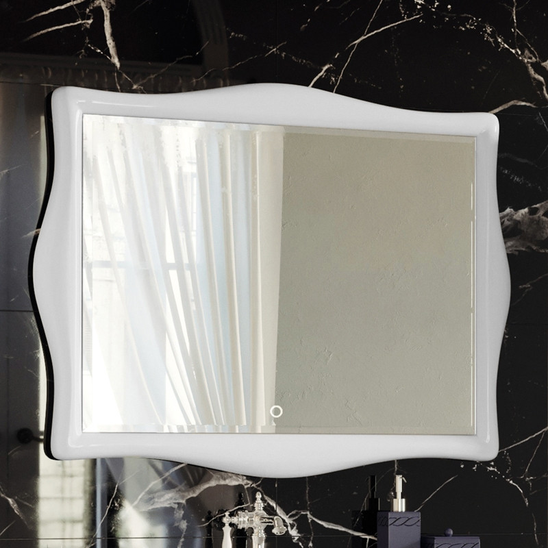 Зеркало белое 105x90см Aima Design Amethyst У51944