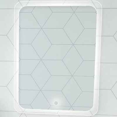 Зеркало белое 60x80см 1Marka Ц0000007710