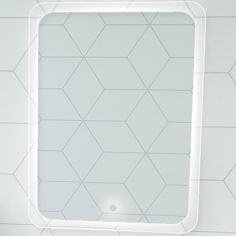Зеркало белое 60x80см 1Marka Ц0000007710