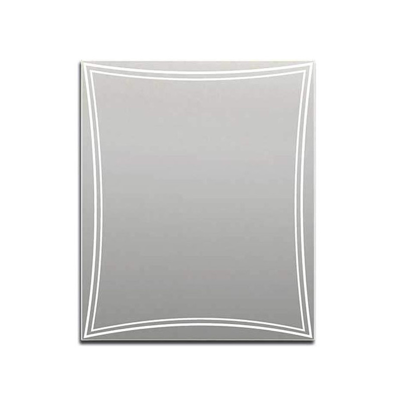 Зеркало с подсветкой белое 75x90см Marka One У26295