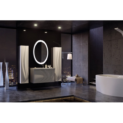 Зеркало с подсветкой белое 70x104см Aima Design У51940