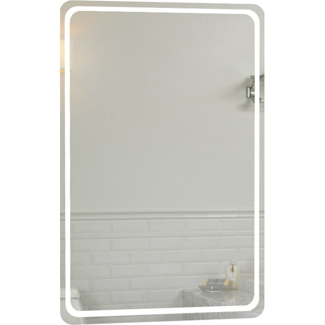 Зеркало с подсветкой белое 60x90см Marka One У52209