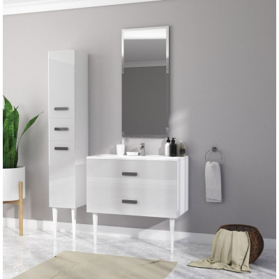 Зеркало с подсветкой белое 50x120см Marka One У85579