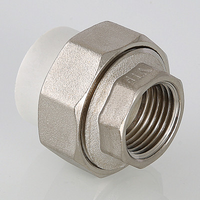 Муфта PPR белая разъемная ВР 20 х 1/2" VALTEC VTp.762.0.02004
