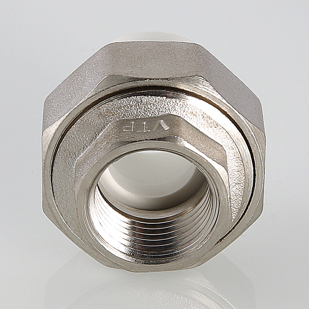Муфта PPR белая разъемная ВР 20 х 1/2" VALTEC VTp.762.0.02004