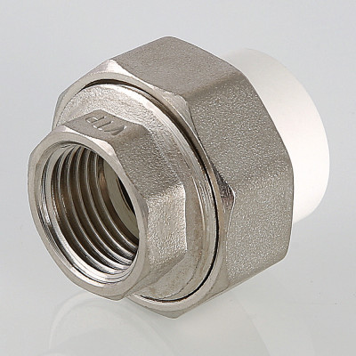 Муфта PPR белая разъемная ВР 20 х 1/2" VALTEC VTp.762.0.02004
