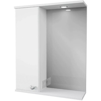 Зеркало-шкаф белое 58x72.5см 1Marka У99309