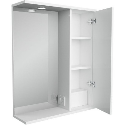 Зеркало-шкаф белое 58x72.5см 1Marka У99310