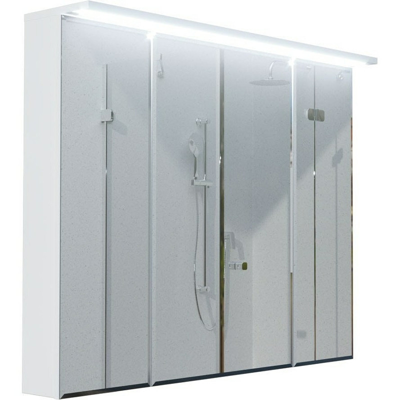 Зеркало-шкаф белое 90x82см 1Marka Ц0000007615