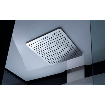 Душевая кабина 100х100см с паром, ORANS SR-89101LS BLACK