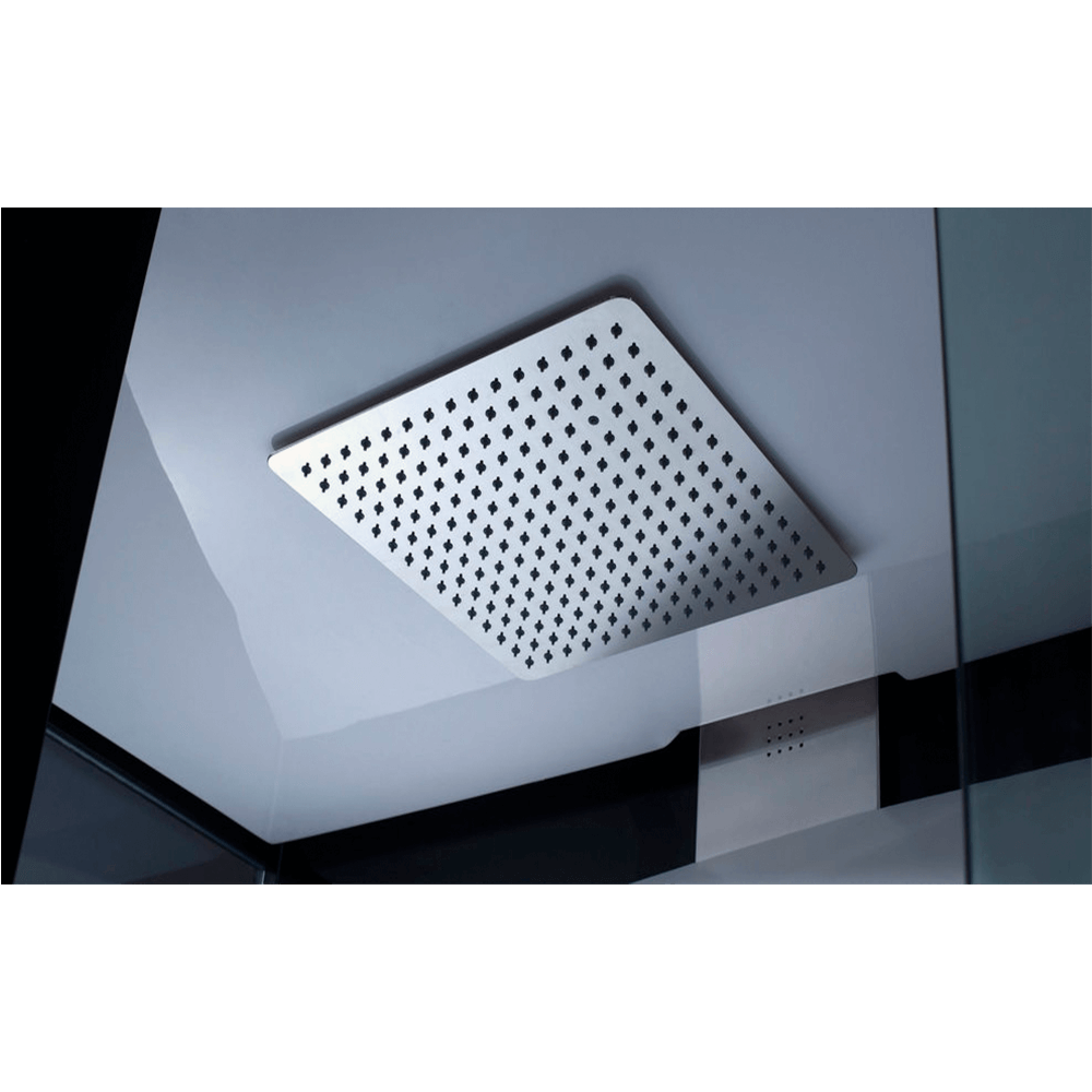 Душевая кабина 100х100см с паром, ORANS SR-89101LS BLACK
