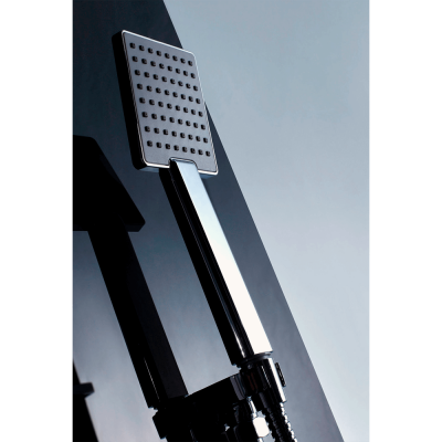 Душевая кабина 100х100см с паром, ORANS SR-89101RS BLACK