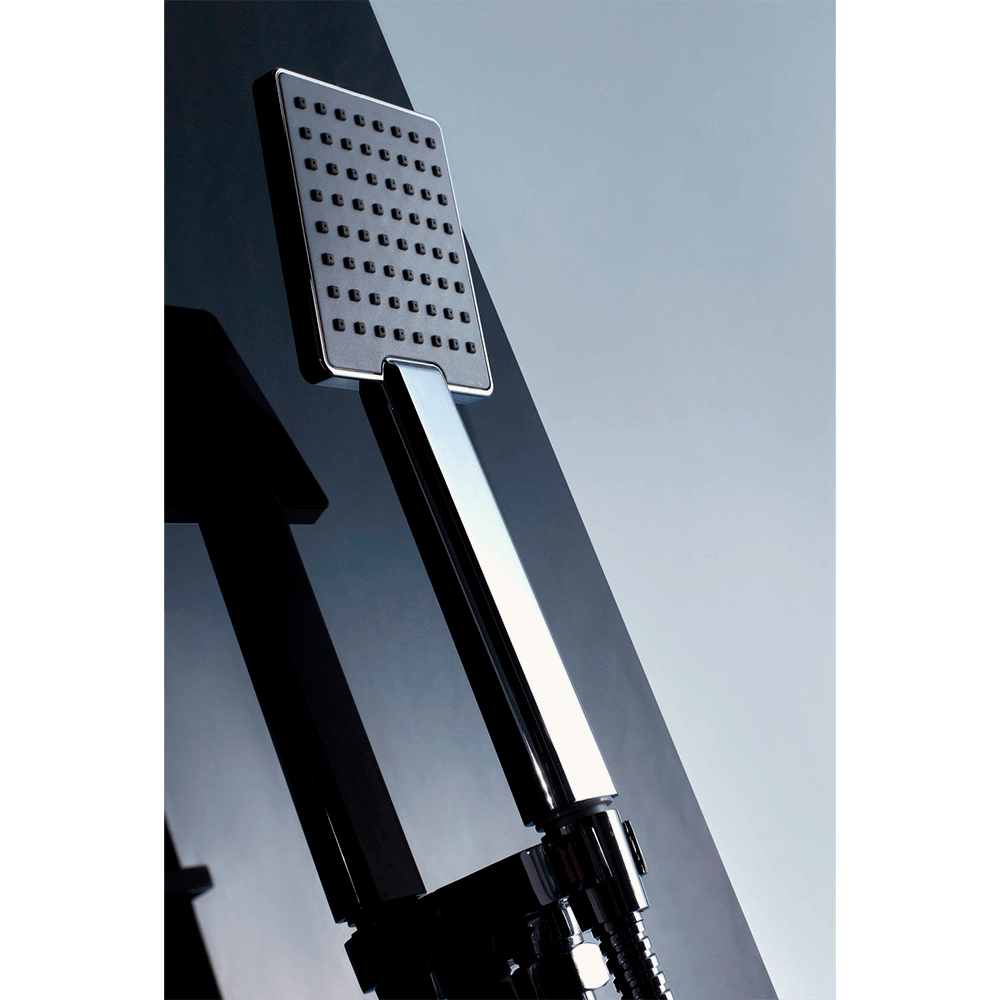 Душевая кабина 100х100см с паром, ORANS SR-89101RS BLACK