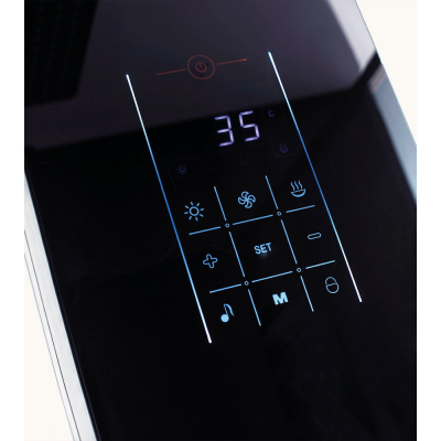 Душевая кабина 100х100см с паром, ORANS SR-89101RS BLACK