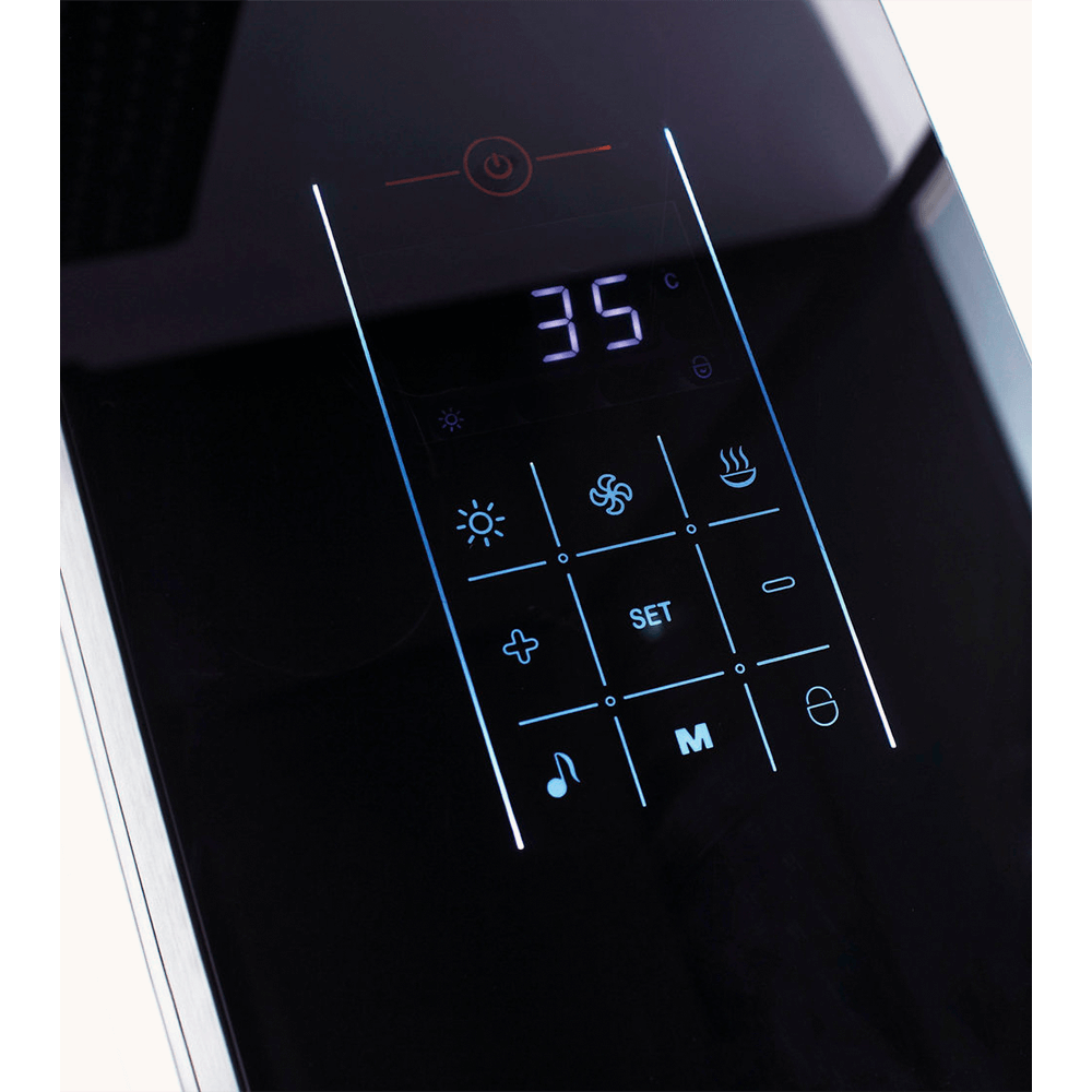 Душевая кабина 100х100см с паром, ORANS SR-89101RS BLACK