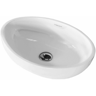 Раковина на столешницу белая 53x34x15см 1Marka У84088