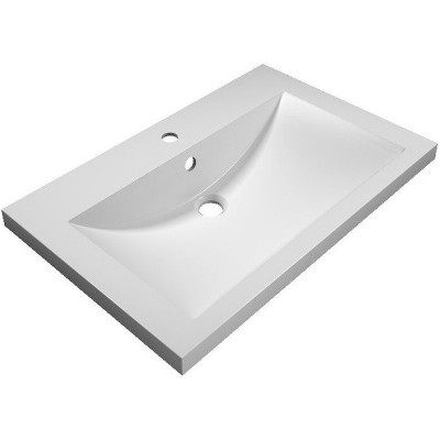 Раковина на столешницу белая 75x48x13.5см 1Marka Ц0000004400