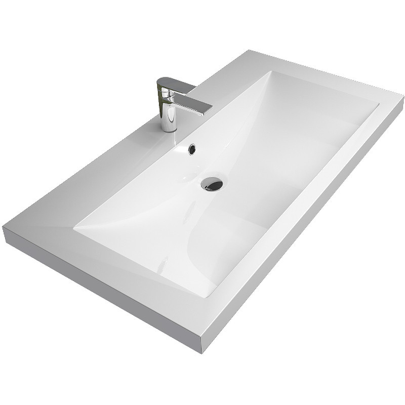 Раковина на столешницу белая 90x48x13.5см 1Marka Ц0000004833