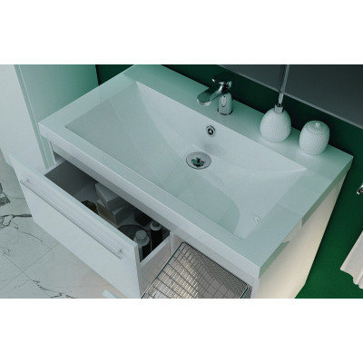 Раковина на столешницу белая 90x48x13.5см 1Marka Ц0000004833
