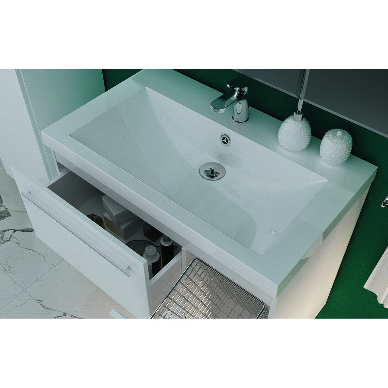 Раковина на столешницу белая 90x48x13.5см 1Marka Ц0000004833