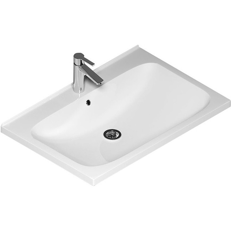 Раковина на столешницу белая 56x40x12см 1Marka Ц0000000702